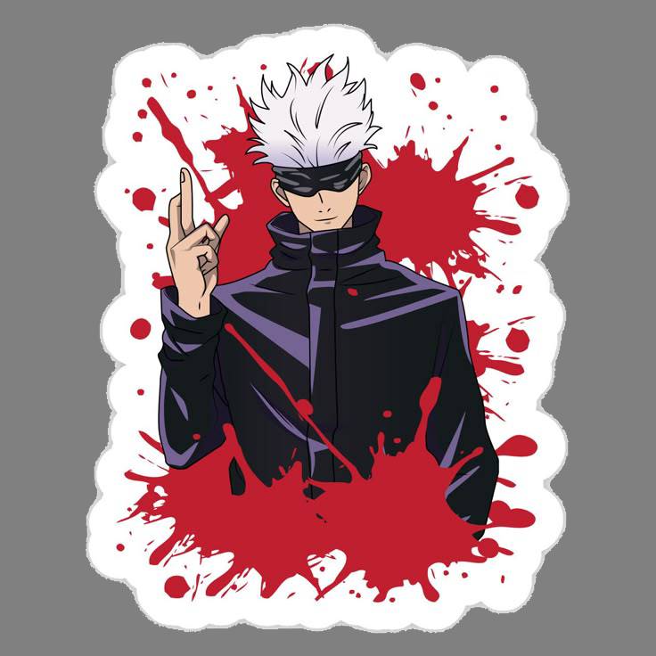 Satoru Gojo — Jujutsu Kaisen — anime character Sticker