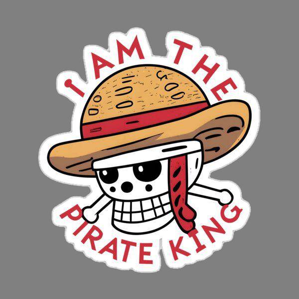 Monkey D. Luffy / Straw Hat Pirates logo (One Piece) Sticker