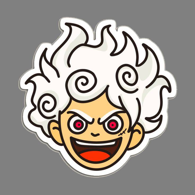 Monkey D. Luffy – Gear 5 (One Piece) Sticker