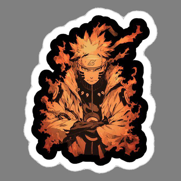 Naruto Uzumaki – Kurama Chakra Mode (Naruto) Sticker