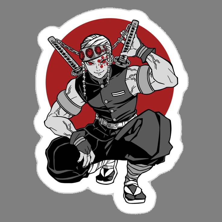 Tengen Uzui — Demon Slayer (Kimetsu no Yaiba) Sticker