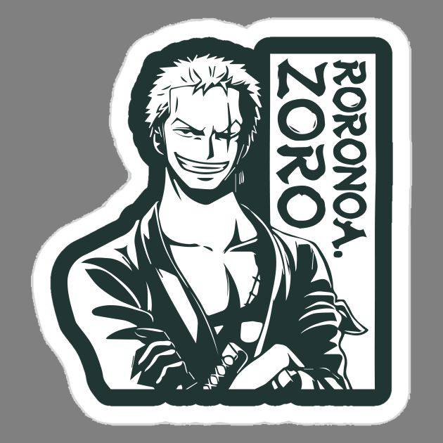 Roronoa Zoro — One Piece Sticker
