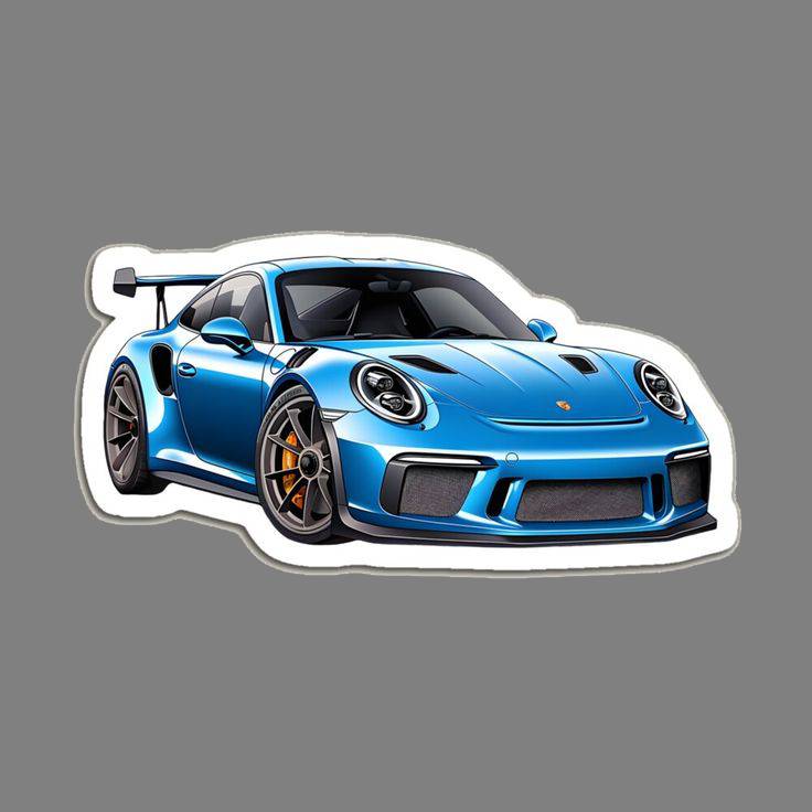 Porsche 911 Sticker