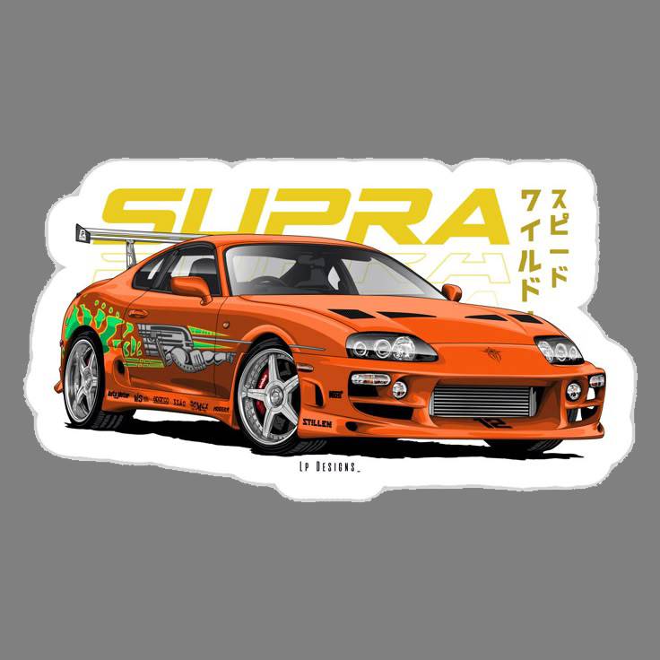 Toyota Supra Mk4 (A80) Sticker