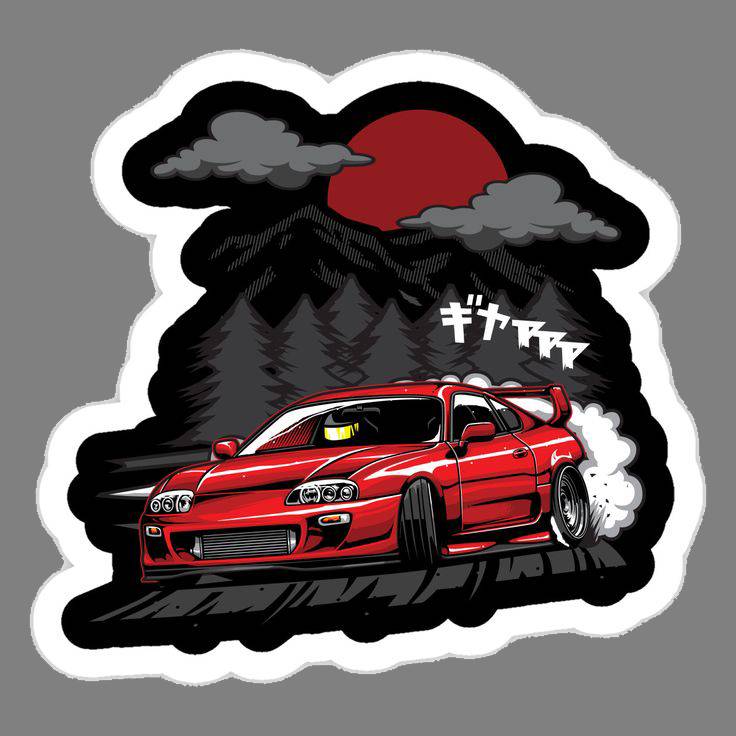 Toyota Supra MK4 (A80) Sticker