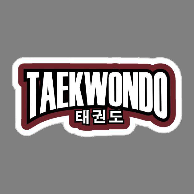 Taekwondo logo Sticker