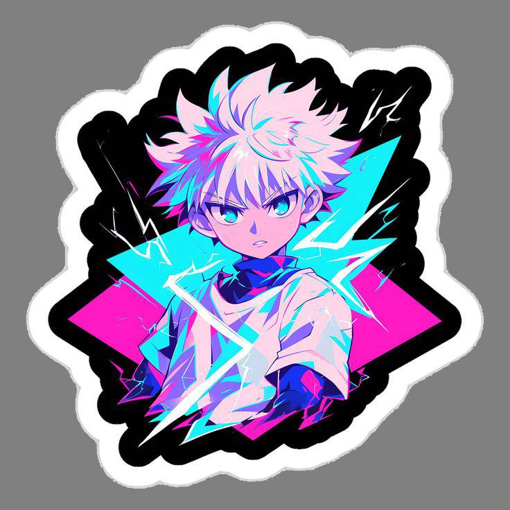 Killua Zoldyck — Hunter × Hunter — anime characte Sticker